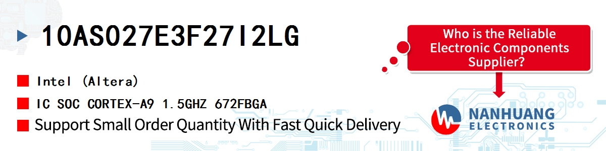 10AS027E3F27I2LG Altera IC SOC CORTEX-A9 1.5GHZ 672FBGA