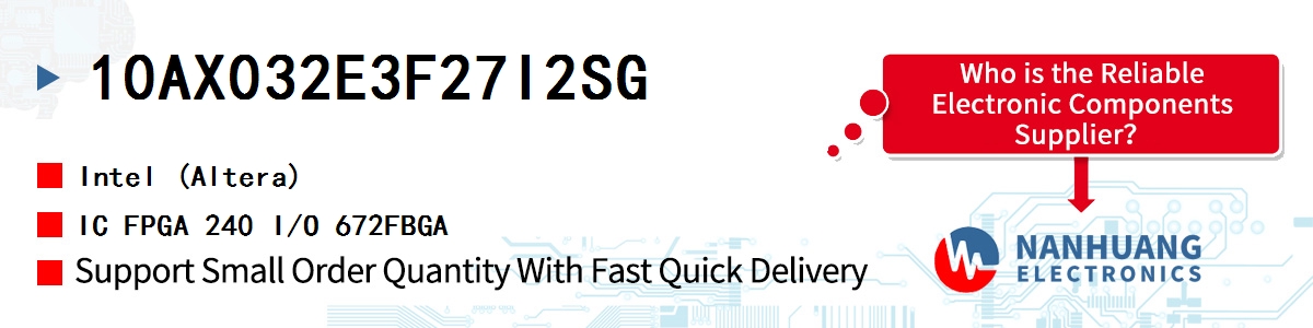 10AX032E3F27I2SG Altera IC FPGA 240 I/O 672FBGA