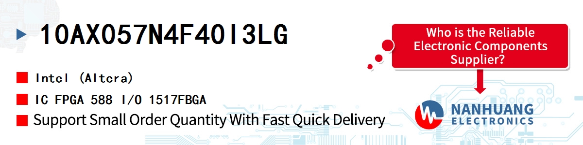 10AX057N4F40I3LG Altera IC FPGA 588 I/O 1517FBGA