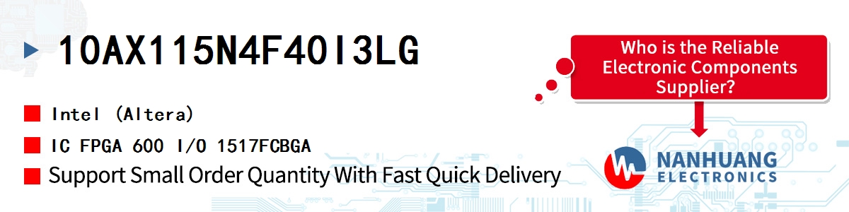 10AX115N4F40I3LG Altera IC FPGA 600 I/O 1517FCBGA