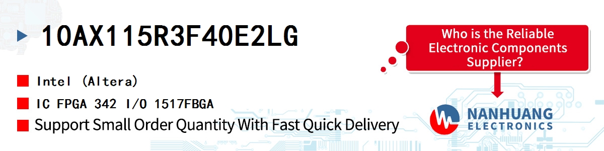 10AX115R3F40E2LG Altera IC FPGA 342 I/O 1517FBGA
