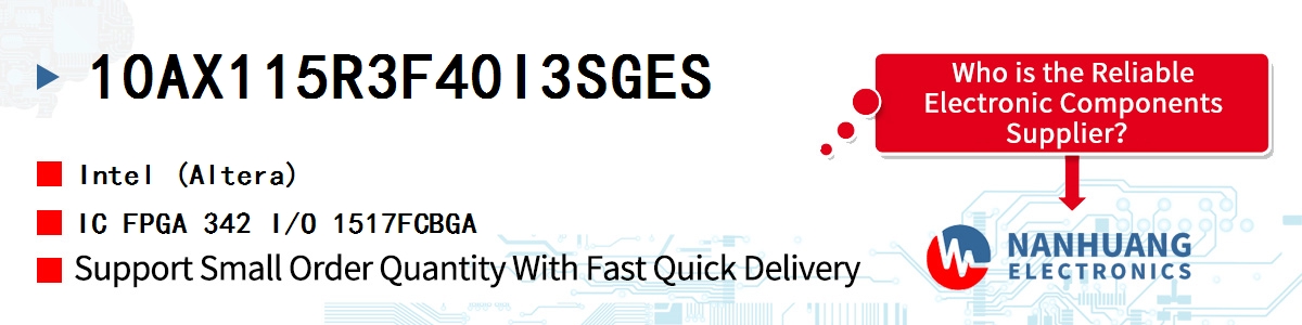 10AX115R3F40I3SGES Altera IC FPGA 342 I/O 1517FCBGA
