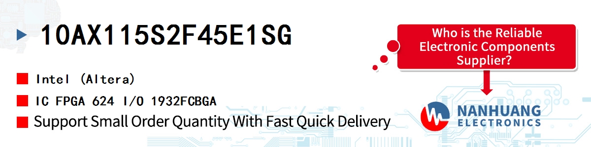 10AX115S2F45E1SG Altera IC FPGA 624 I/O 1932FCBGA
