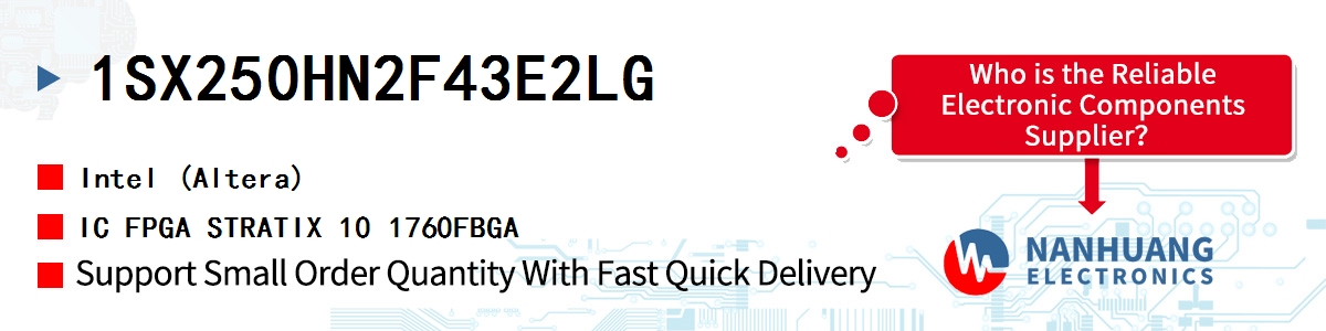 1SX250HN2F43E2LG Altera IC FPGA STRATIX 10 1760FBGA