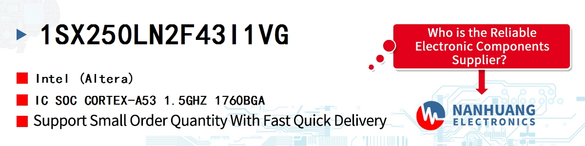 1SX250LN2F43I1VG Altera IC SOC CORTEX-A53 1.5GHZ 1760BGA