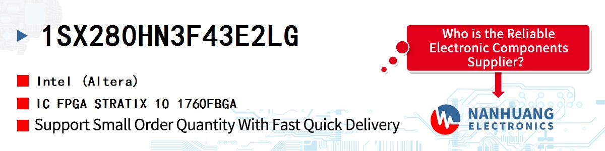 1SX280HN3F43E2LG Altera IC FPGA STRATIX 10 1760FBGA
