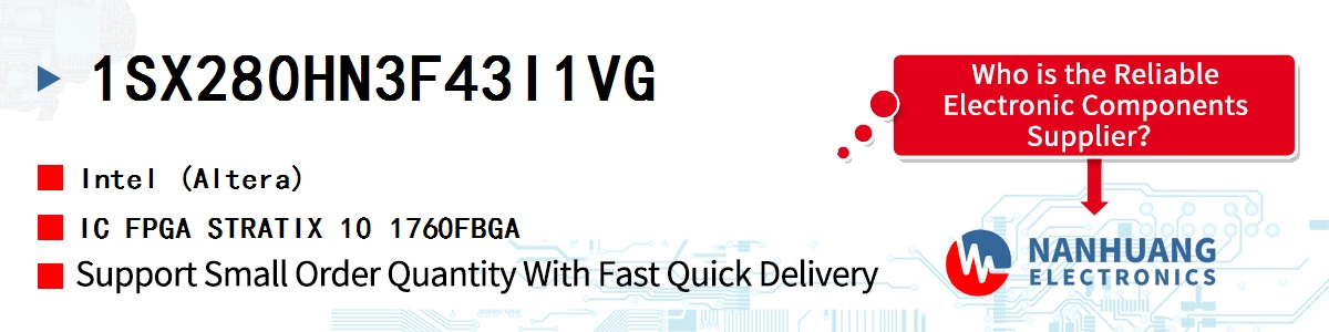 1SX280HN3F43I1VG Altera IC FPGA STRATIX 10 1760FBGA