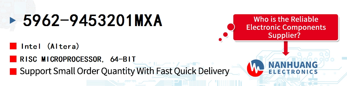 5962-9453201MXA Altera RISC MICROPROCESSOR, 64-BIT