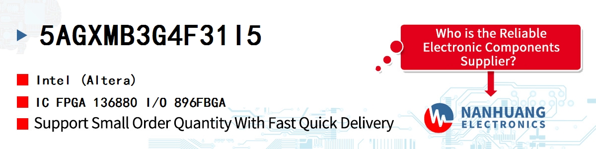 5AGXMB3G4F31I5 Altera IC FPGA 136880 I/O 896FBGA