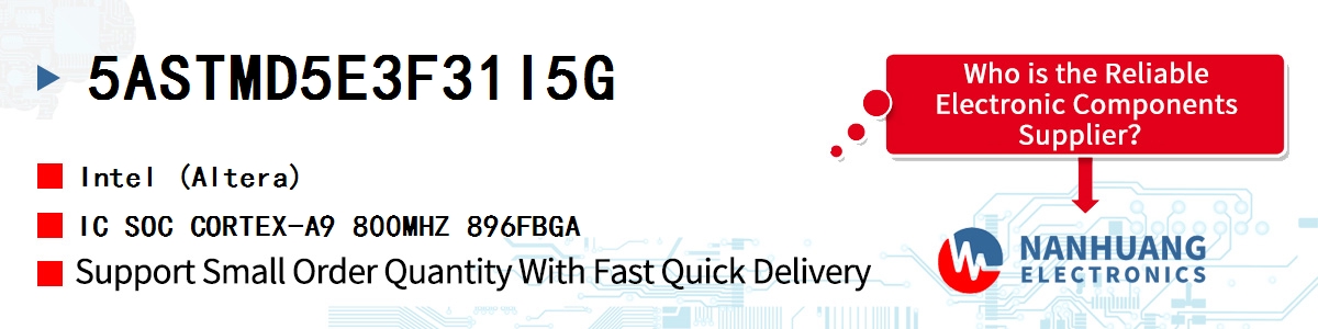 5ASTMD5E3F31I5G Altera IC SOC CORTEX-A9 800MHZ 896FBGA