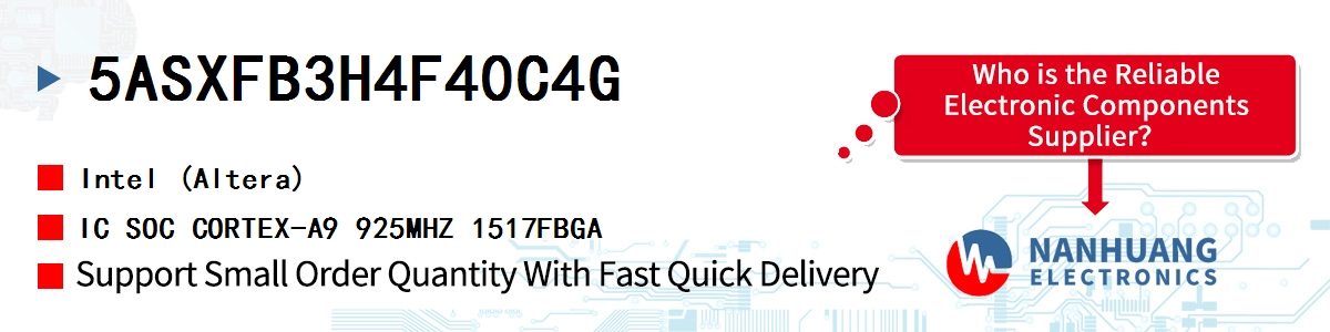 5ASXFB3H4F40C4G Altera IC SOC CORTEX-A9 925MHZ 1517FBGA