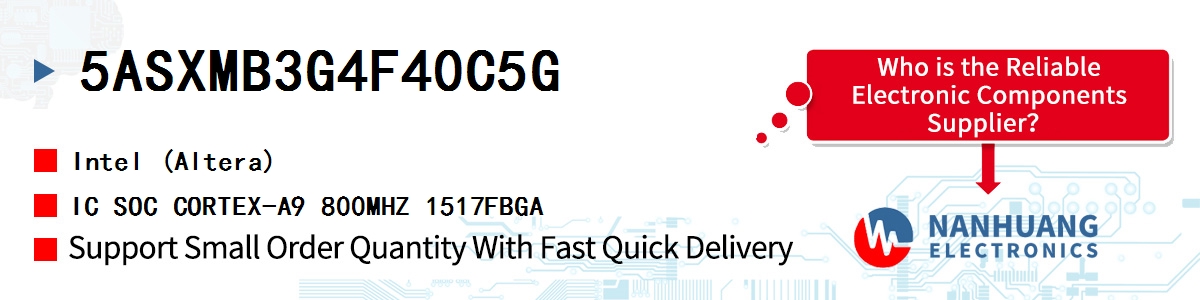 5ASXMB3G4F40C5G Altera IC SOC CORTEX-A9 800MHZ 1517FBGA
