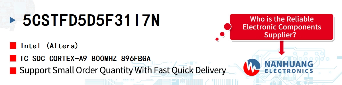 5CSTFD5D5F31I7N Altera IC SOC CORTEX-A9 800MHZ 896FBGA