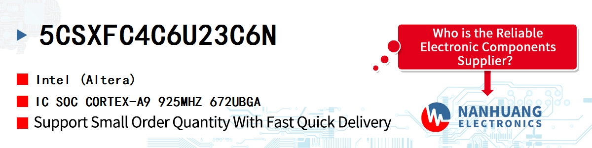 5CSXFC4C6U23C6N Altera IC SOC CORTEX-A9 925MHZ 672UBGA