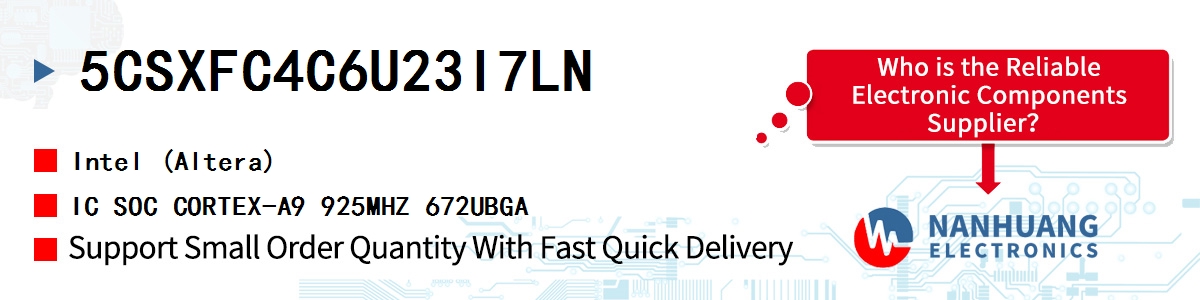 5CSXFC4C6U23I7LN Altera IC SOC CORTEX-A9 925MHZ 672UBGA