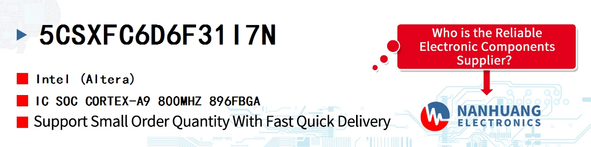 5CSXFC6D6F31I7N Altera IC SOC CORTEX-A9 800MHZ 896FBGA