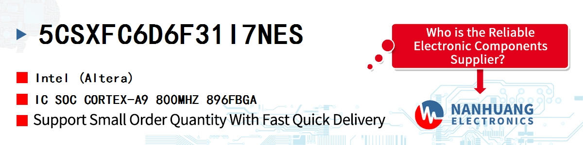 5CSXFC6D6F31I7NES Altera IC SOC CORTEX-A9 800MHZ 896FBGA