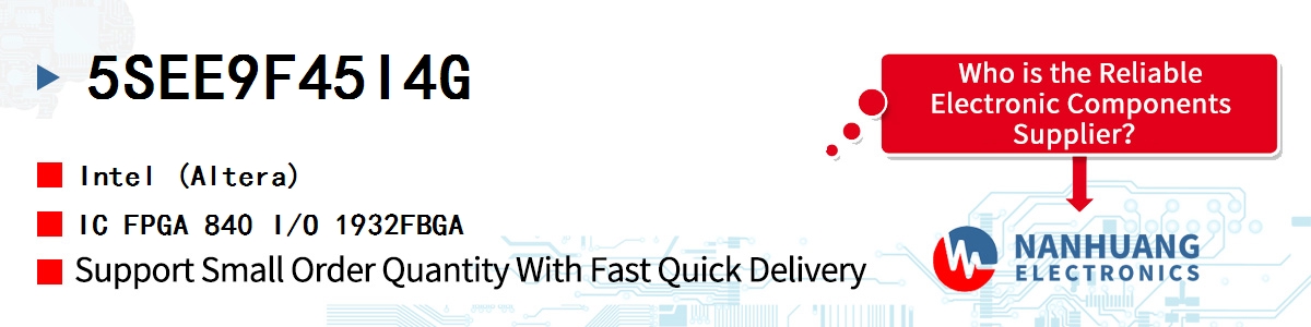 5SEE9F45I4G Altera IC FPGA 840 I/O 1932FBGA