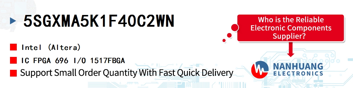 5SGXMA5K1F40C2WN Altera IC FPGA 696 I/O 1517FBGA
