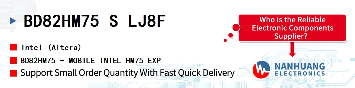 BD82HM75 S LJ8F Altera BD82HM75 - MOBILE INTEL HM75 EXP