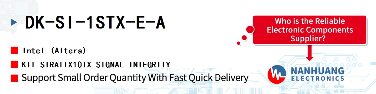 DK-SI-1STX-E-A Altera KIT STRATIX10TX SIGNAL INTEGRITY