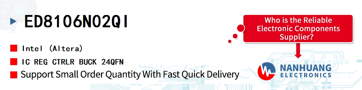 ED8106N02QI Altera IC REG CTRLR BUCK 24QFN