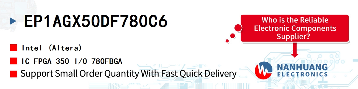 EP1AGX50DF780C6 Altera IC FPGA 350 I/O 780FBGA