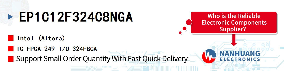 EP1C12F324C8NGA Altera IC FPGA 249 I/O 324FBGA