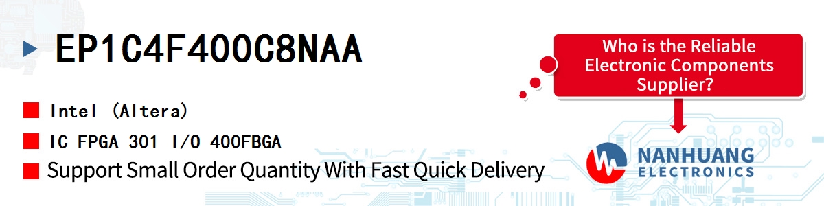 EP1C4F400C8NAA Altera IC FPGA 301 I/O 400FBGA