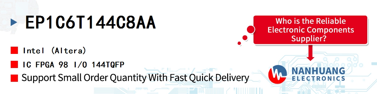 EP1C6T144C8AA Altera IC FPGA 98 I/O 144TQFP