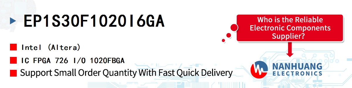 EP1S30F1020I6GA Altera IC FPGA 726 I/O 1020FBGA