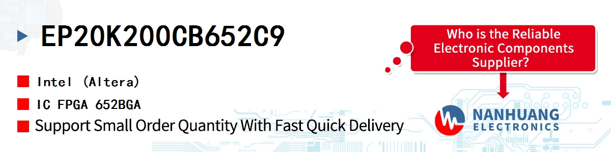 EP20K200CB652C9 Altera IC FPGA 652BGA