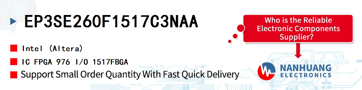 EP3SE260F1517C3NAA Altera IC FPGA 976 I/O 1517FBGA