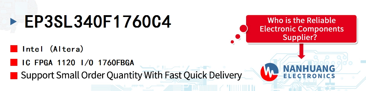 EP3SL340F1760C4 Altera IC FPGA 1120 I/O 1760FBGA