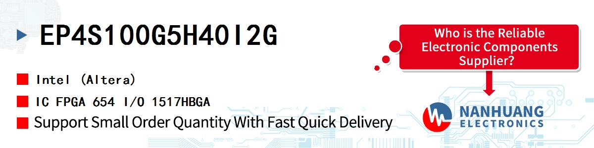 EP4S100G5H40I2G Altera IC FPGA 654 I/O 1517HBGA