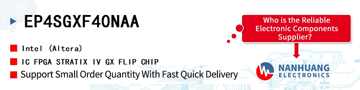 EP4SGXF40NAA Altera IC FPGA STRATIX IV GX FLIP CHIP