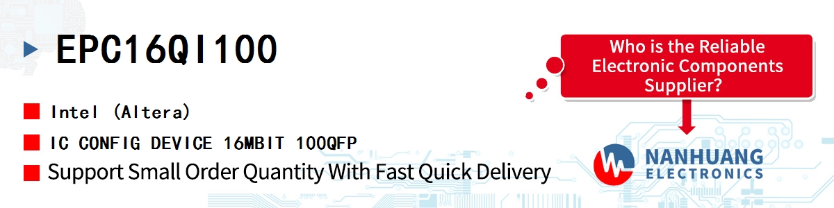 EPC16QI100 Altera IC CONFIG DEVICE 16MBIT 100QFP