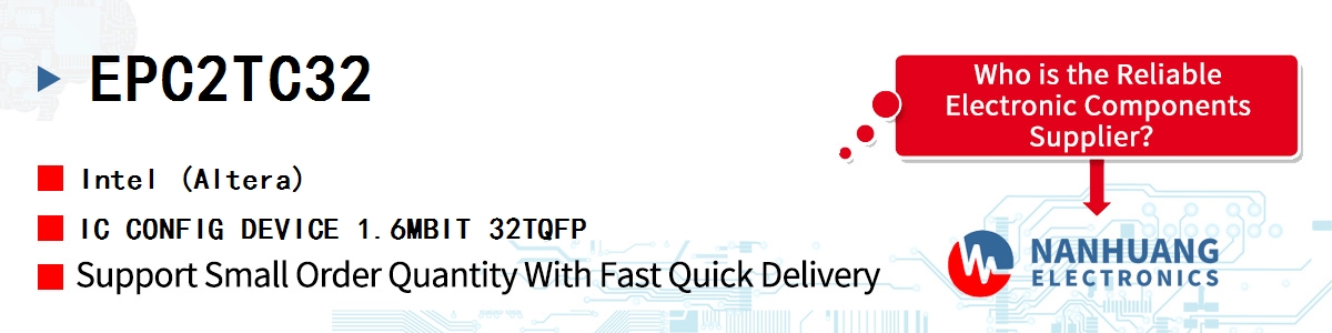 EPC2TC32 Altera IC CONFIG DEVICE 1.6MBIT 32TQFP