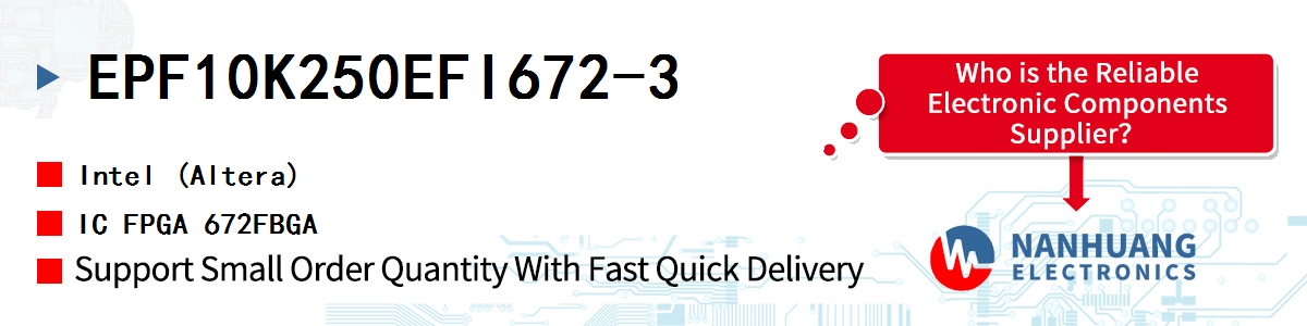 EPF10K250EFI672-3 Altera IC FPGA 672FBGA