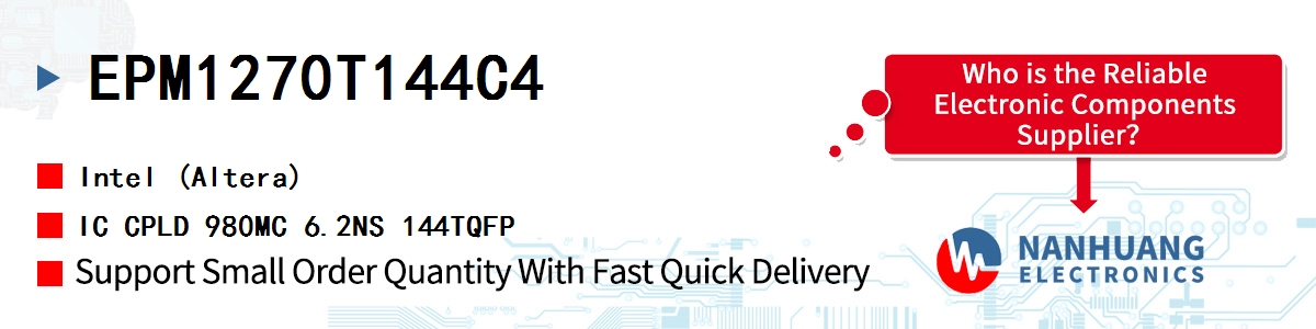 EPM1270T144C4 Altera IC CPLD 980MC 6.2NS 144TQFP