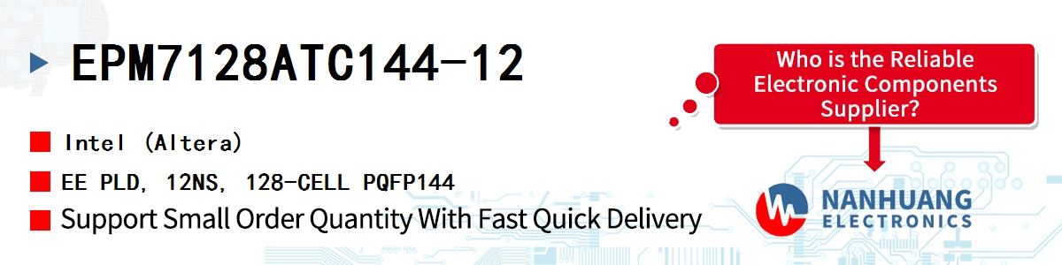 EPM7128ATC144-12 Altera EE PLD, 12NS, 128-CELL PQFP144