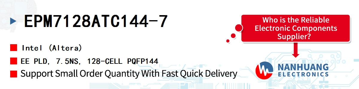 EPM7128ATC144-7 Altera EE PLD, 7.5NS, 128-CELL PQFP144