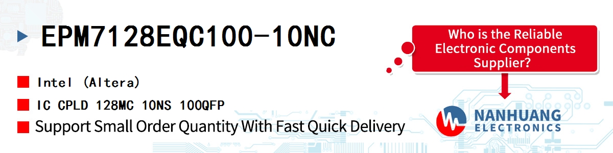 EPM7128EQC100-10NC Altera IC CPLD 128MC 10NS 100QFP
