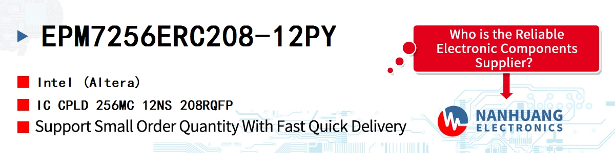EPM7256ERC208-12PY Altera IC CPLD 256MC 12NS 208RQFP