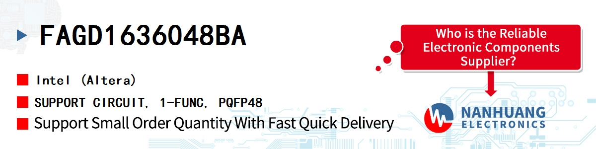 FAGD1636048BA Altera SUPPORT CIRCUIT, 1-FUNC, PQFP48