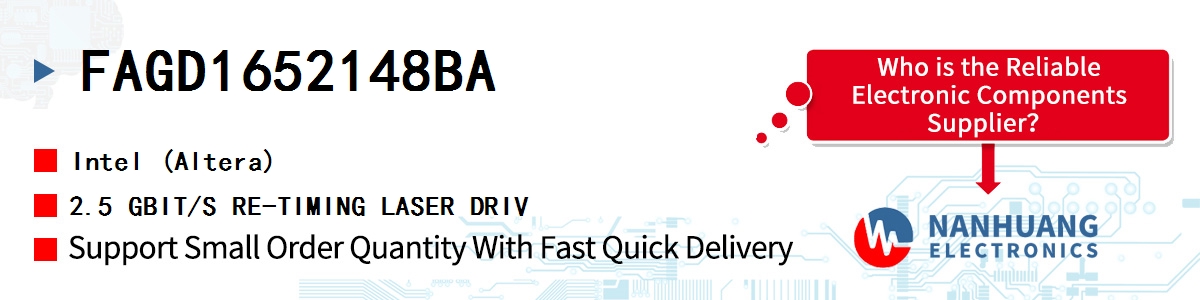 FAGD1652148BA Altera 2.5 GBIT/S RE-TIMING LASER DRIV