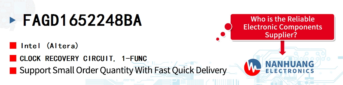 FAGD1652248BA Altera CLOCK RECOVERY CIRCUIT, 1-FUNC