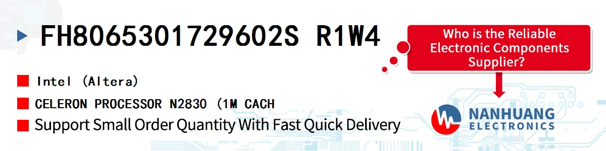 FH8065301729602S R1W4 Altera CELERON PROCESSOR N2830 (1M CACH
