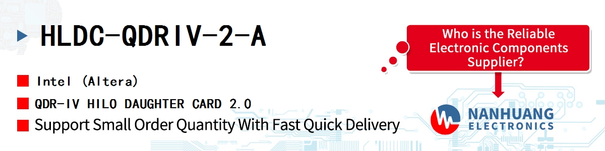 HLDC-QDRIV-2-A Altera QDR-IV HILO DAUGHTER CARD 2.0