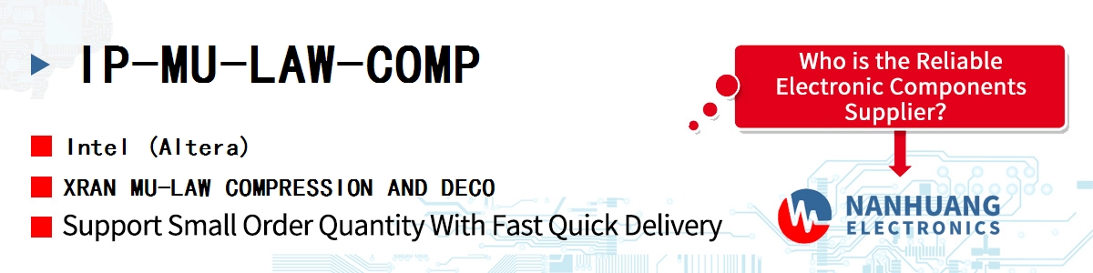 IP-MU-LAW-COMP Altera XRAN MU-LAW COMPRESSION AND DECO